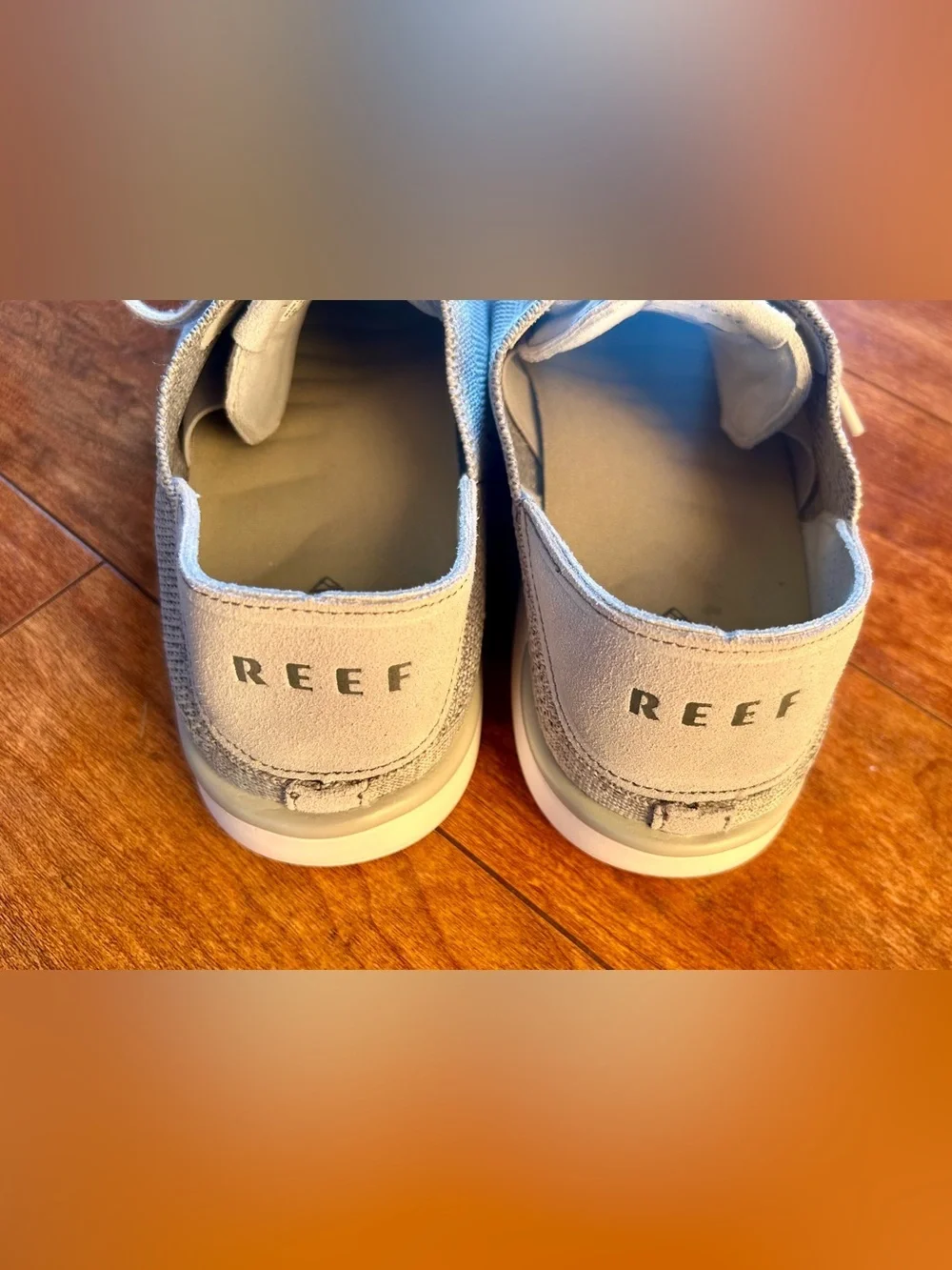 Reef Swellsole Neptune Knit Sneakers Gray Men’s Size 9
